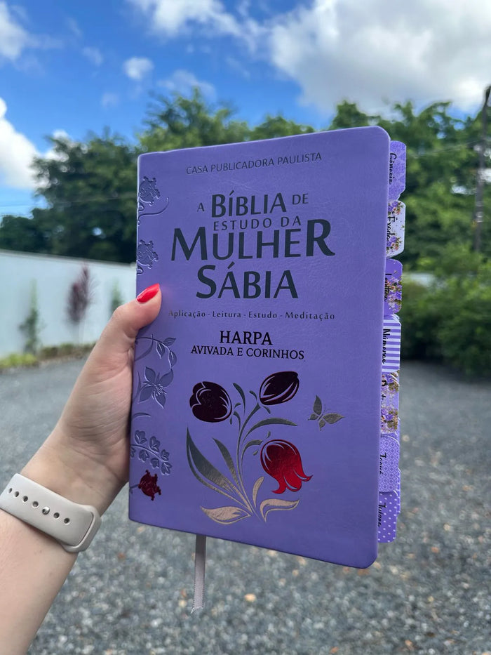 Capa do livro Bíblia Da Mulher Sábia - ESTUDO